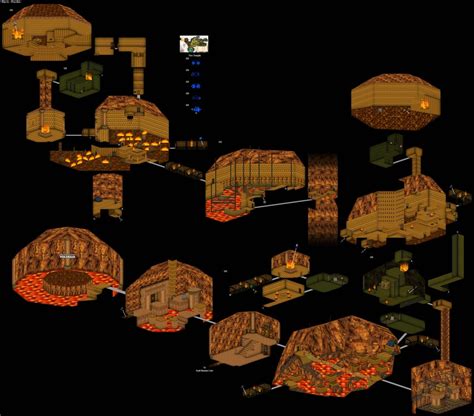 A 3D map of the Fire Temple from Ocarina of Time : gaming