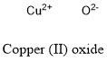 Copper (II) Oxide Formula