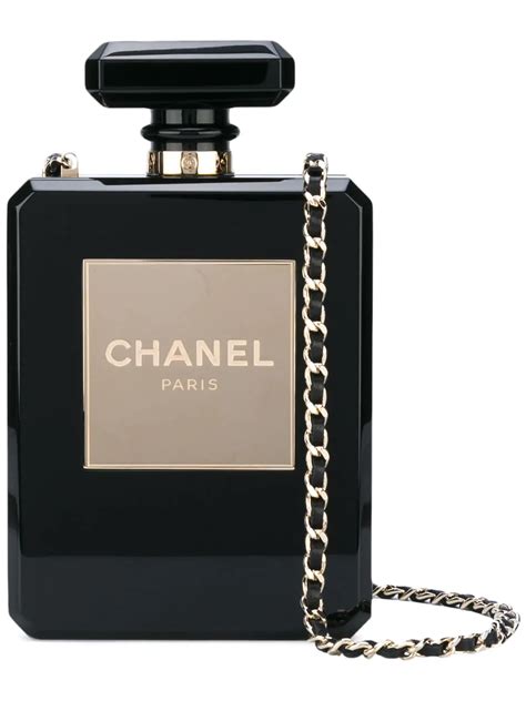 CHANEL Pre-Owned Perfume Bottle Bag | Black | FARFETCH UK