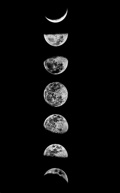 Moon Phases Wallpapers - Top Free Moon Phases Backgrounds - WallpaperAccess