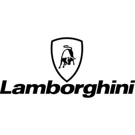 Lamborghini Logo Decal Sticker - LAMBORGHINI-LOGO - Thriftysigns