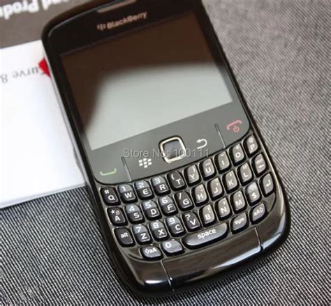 Original BlackBerry Curve 8520 mobile phone WIFI QWERTY Keyboard (black ...