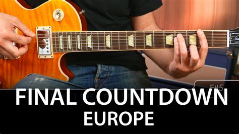 The Final Countdown en Guitarra DEMO guitar cover - YouTube