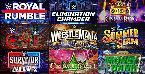 WWE PPV Schedule 2023 Fights List Pay-Per-View Live Events