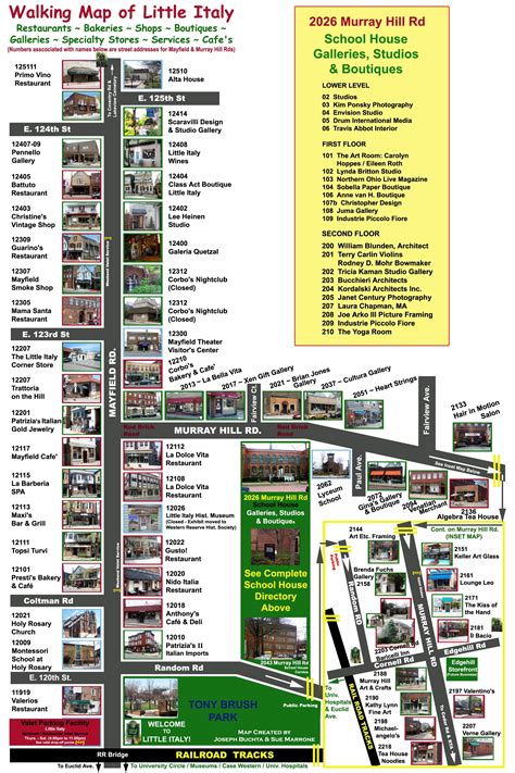 Little Italy Map - Little Italy cleveland OH • mappery