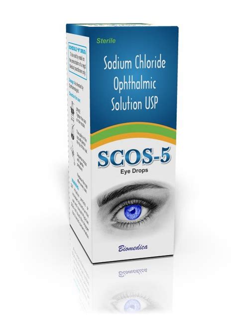 SCOS-5 Sodium Chloride Ophthalmic Solution Eye Drops, For Commercial ...