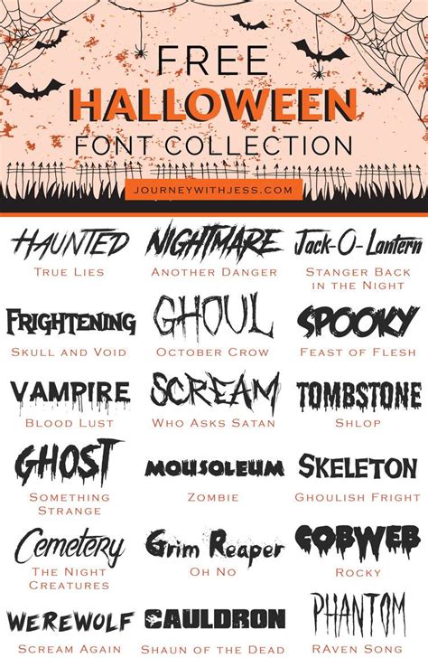 Free halloween fonts printable - needkop