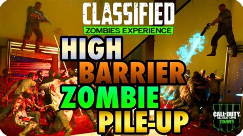 BO4 Zombie Glitches: High Barrier Zombie Pile-Up Glitch on Classified ...