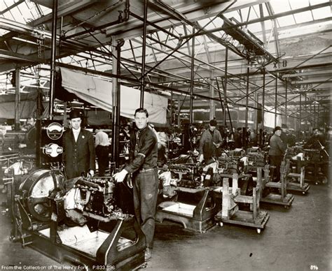 Henry Ford Assembly Line Diagram