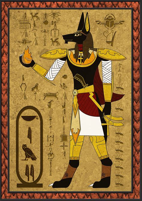 Kimy Hieroglyph by KimyTheAnubisKeeper on DeviantArt | Anubis, Egyptian ...