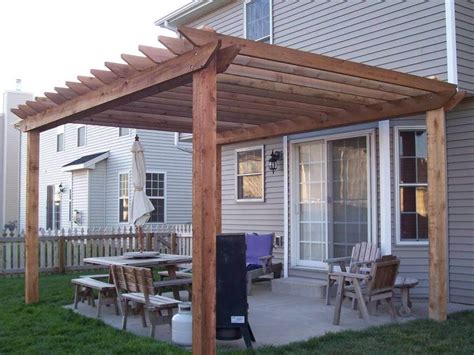 Simple Pergola Attached to House 2 – Pergola Gazebos: