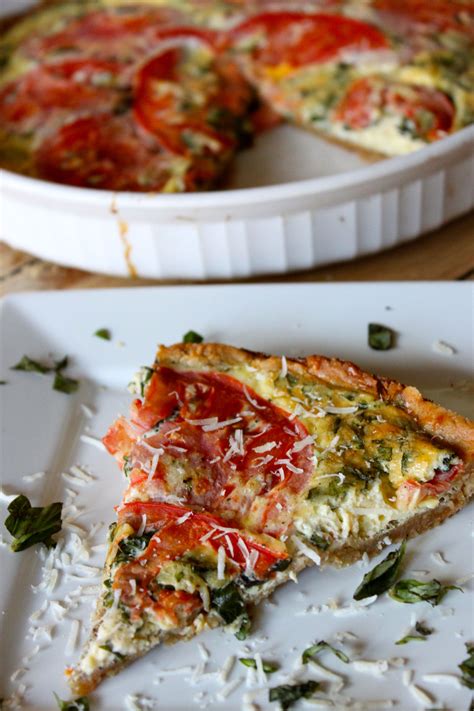 Tomato Basil Quiche | Workout food, Catering food, Pastry crust