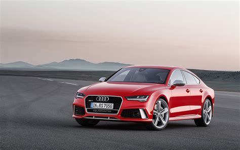 car, Audi, Audi RS7, German Cars, Red Cars, Saloon Cars Wallpapers HD ...