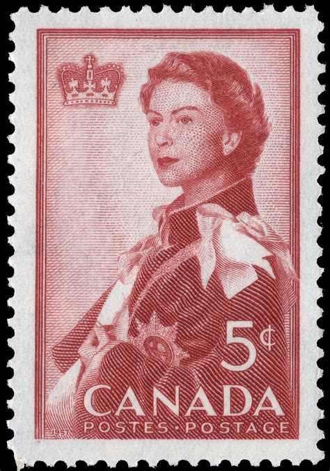 Royal Visit, 1959 - Canada Postage Stamp