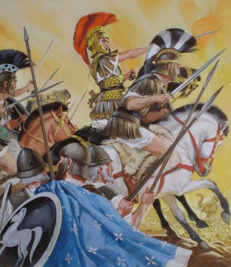 Alexander the Great during the battle of the Hydaspes (326 B.C.) (With ...