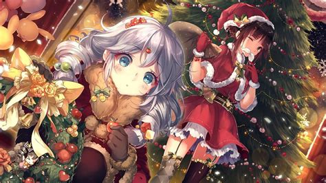 Anime Girl Christmas Tree - anime1