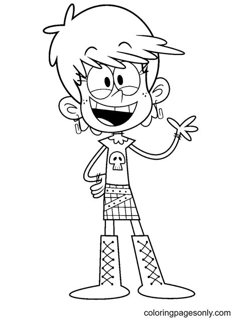 The Loud House Coloring Pages Printable for Free Download