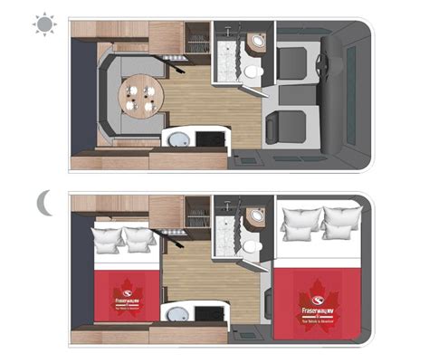 Small Motorhome Floor Plans - floorplans.click