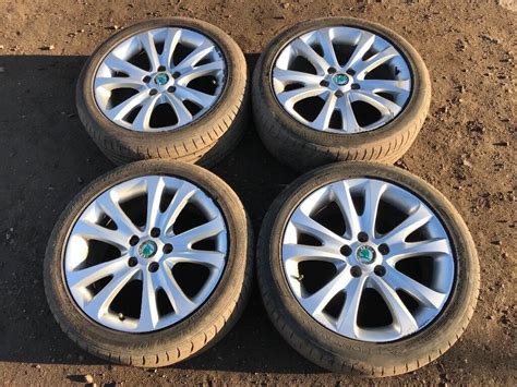 Skoda superb 17” alloy wheels - good tyres - 225/45/17 | in Enfield ...