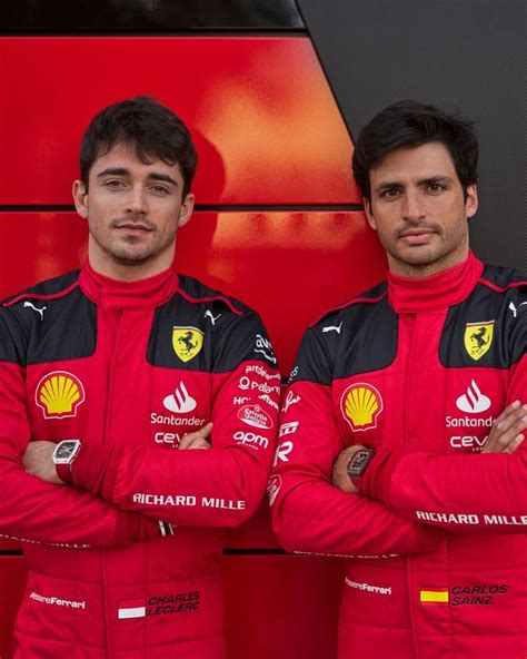 Charles Leclerc and Carlos Sainz | IG: scuderiaferrari 2023 | Ferrari ...