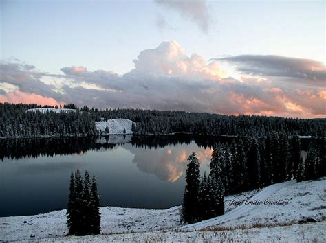 Grand Mesa Winter Lakes Photograph by Gary Emilio Cavalieri