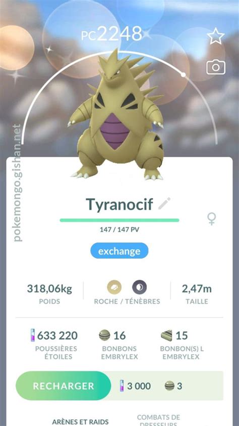 Shiny Tyranitar - Pokemon Go