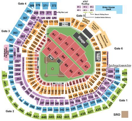 Busch Stadium Tickets and Busch Stadium Seating Chart - Buy Busch ...