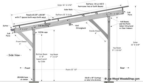 timber solar carport plans | Carport plans, Carport designs, Carport