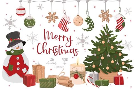 Merry Christmas Clip Art Images - Free Download on Clipart LIbrary ...