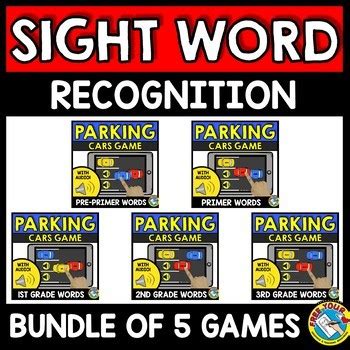 BOOM CARDS SIGHT WORD PRACTICE GAMES KINDERGARTEN PRESCHOOL 3RD GRADE ...