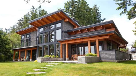 Modern Beachfront Timber Frame - Island Timber Frame | House designs ...