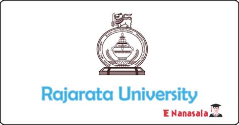 Rajarata University 2021 Archives - E Nanasala