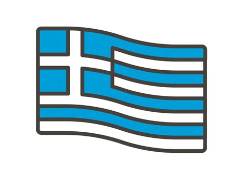 Greece Flag Emoji PNG Transparent Emoji - Freepngdesign.com