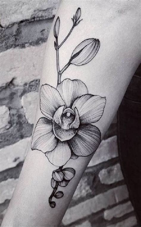 65+ Gorgeous Orchid Flower Tattoo Designs with Meaning – EntertainmentMesh