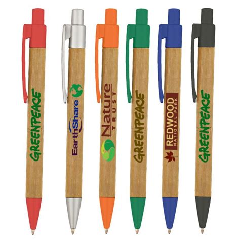 Imprinted Eco Friendly Bamboo Pens