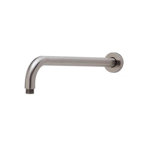 Phoenix Tapware Shower Arm 400mm Round Brushed Nickel Vivid V6000-40