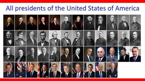 Timeline of US presidents - All Presidents USA - YouTube