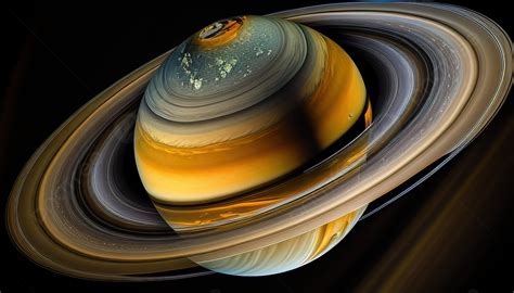 Saturn With It S Rings Taken By Nasa Background, Saturn Picture, Saturn ...