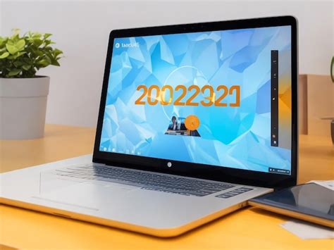 Premium AI Image | 2023 year trends in laptop screen