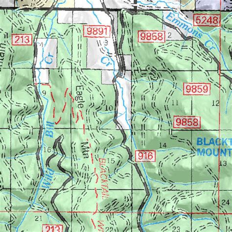 Flathead National Forest North (1 of 2) Map by MontanaGPS | Avenza Maps