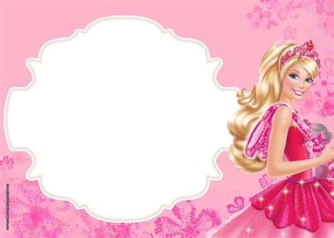 FREE Printable Barbie Invitation Templates – FREE Printable Birthday ...