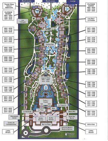 Grand Sunset Princess Resort Map | Color 2018