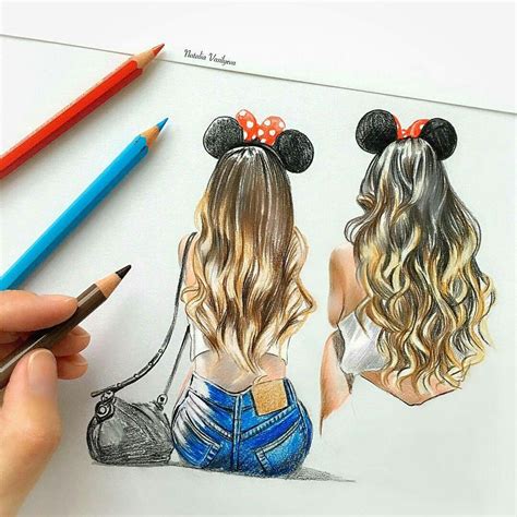 Russia fashion designer Natalia Vasilyeva | Bff drawings, Best friend ...