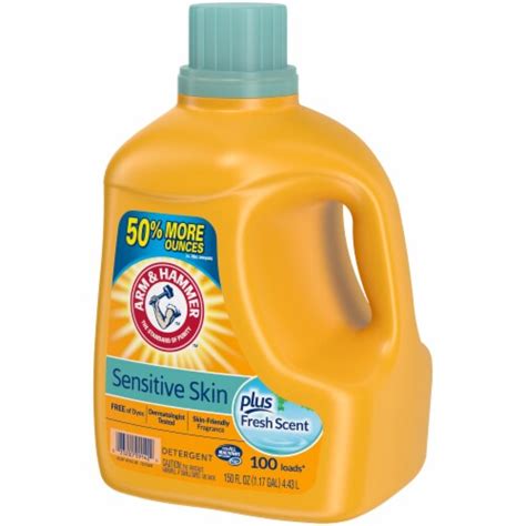 Arm & Hammer Sensitive Skin Plus Fresh Scent Laundry Detergent, 150 fl ...