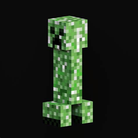 Creepers mobs minecraft 3D model - TurboSquid 1573887