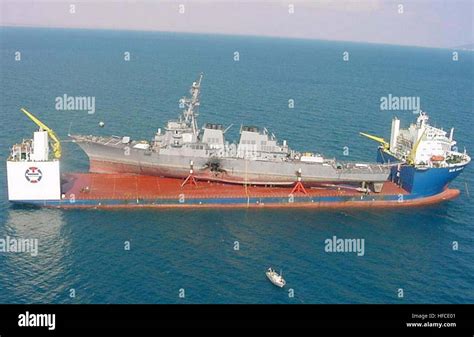 MV Blue Marlin carrying USS Cole cropped Stock Photo - Alamy