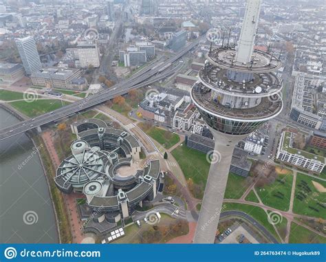 Dusseldorf , 11th of December 2022, Germany. Dusseldorf Skyline City ...