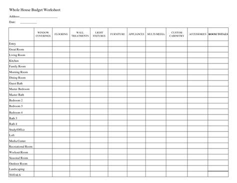 Template Budget Spreadsheet Spreadsheet Templates for Business Budget ...