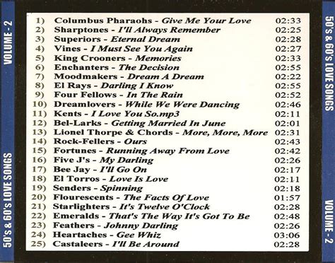 50's & 60's Love Songs | 60's-70's ROCK