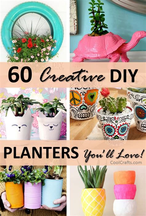 60 Creative DIY Planters You'll Love For Your Home • Cool Crafts ...